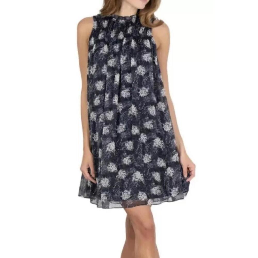 Joie Black and White Floral Dress